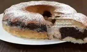 طرز تهیه کیک دو رنگ