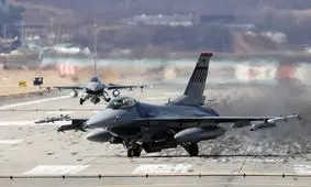 جنگنده آمریکایی در کالیفرنیا به انبار مهمات برخورد کرد