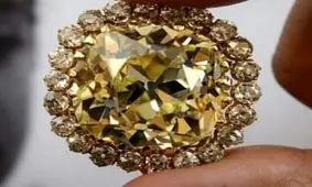 حراج الماس زرد احمدشاه قاجار + عکس