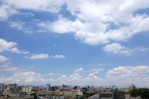 آسمان زیبا امروز مشهد+تصاویر