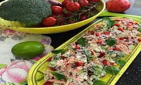 طرز تهیه سالاد کلم بروکلی