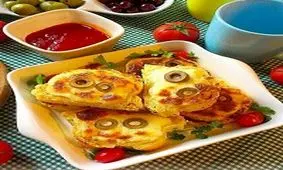 طرز تهیه نان و سیر و پنیر