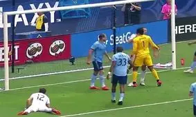 محرومیت‌ 2‌‎ جلسه‌ای‌ زلاتان‌ بدلیل‌ درگیری‌ با دروازه‌بان نیویورک