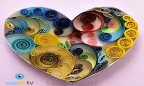 آموزش هنر ملیله کاغذی یا کوئیلینگ