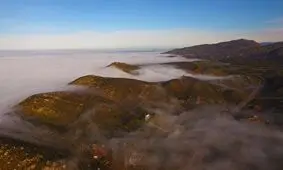 صبح مه گرفته سن دیگو در قاب 4K