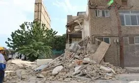 ریرش ساختمان بر اثر گودبرداری غیراصولی
