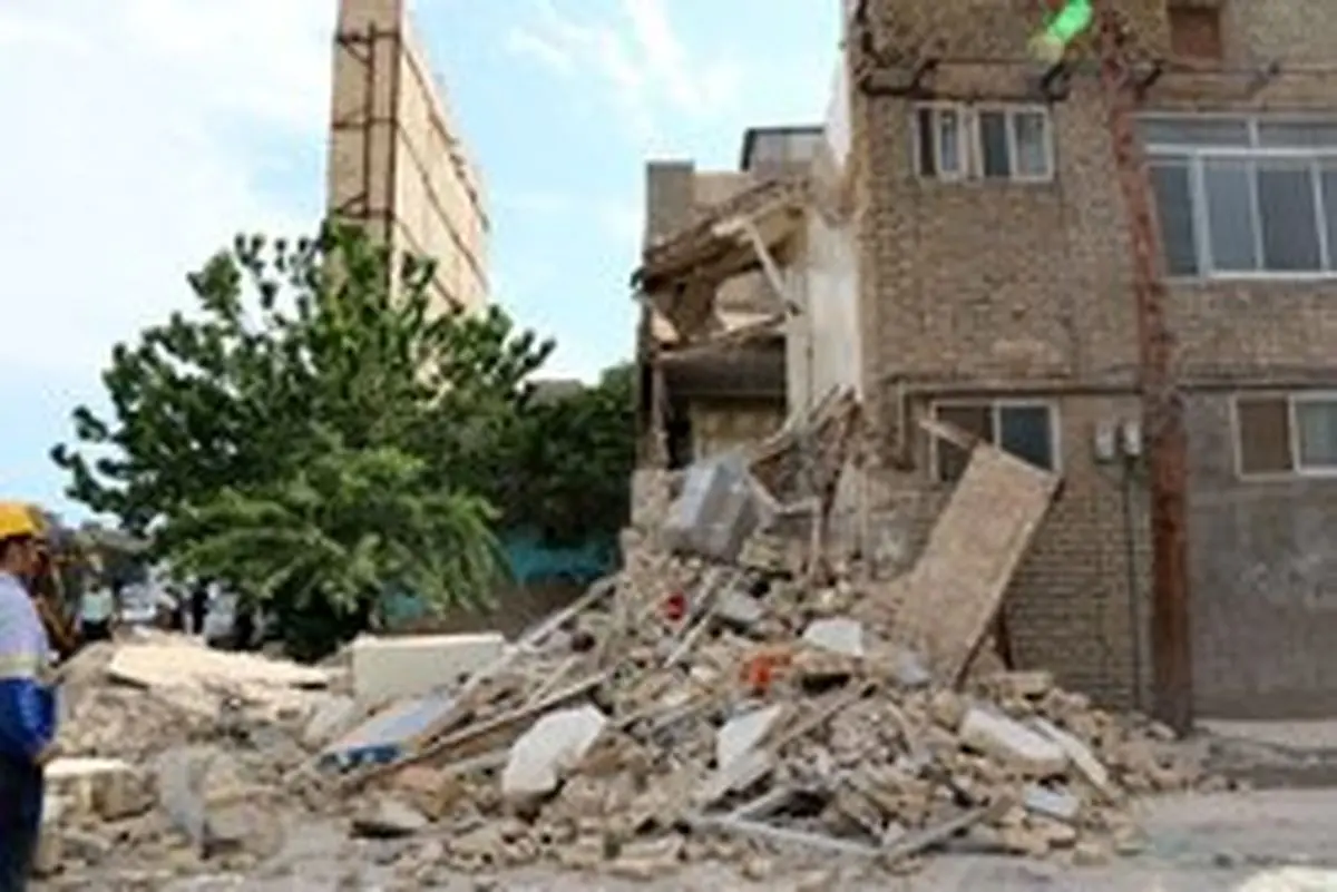 ریرش ساختمان بر اثر گودبرداری غیراصولی