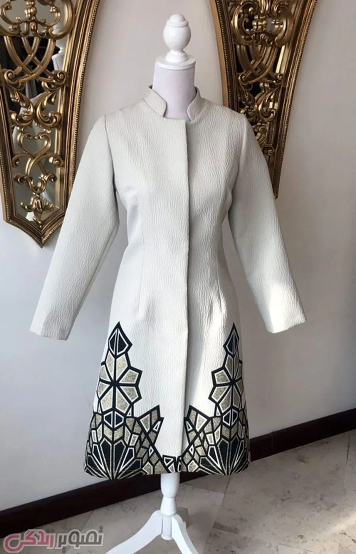 مدل مانتو عید ۹۶ رنگ روشن مزون الناز اصل دخترانه و زنانه مجلسی و شیک ۲۰۱۷