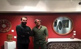 وسایل خانه‌ای که با چاشنی عشق اثر هنری شدند/ رضا پژوهش از خوشنویسی با چوب و آهن گفت