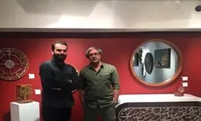 وسایل خانه‌ای که با چاشنی عشق اثر هنری شدند/ رضا پژوهش از خوشنویسی با چوب و آهن گفت