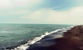 تصویری متفاوت از نمای ساحل دریاچه خزر