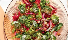 سالاد کلم بروکلی + دستور تهیه