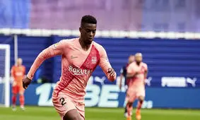 مصدومیت عجیب مدافع بارسلونا برابر ایبار