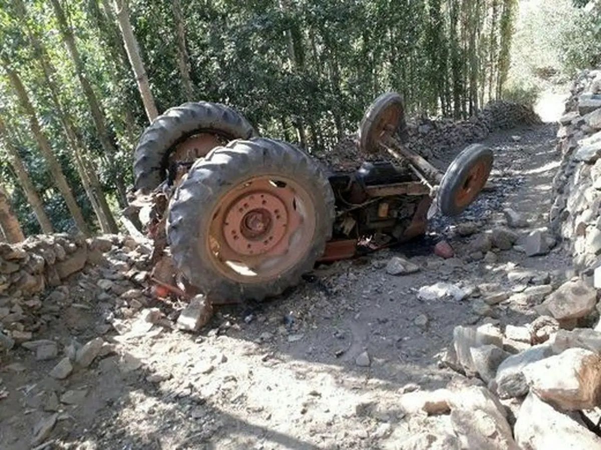 مرگ مرد ۶۲ ساله زیر تراکتور