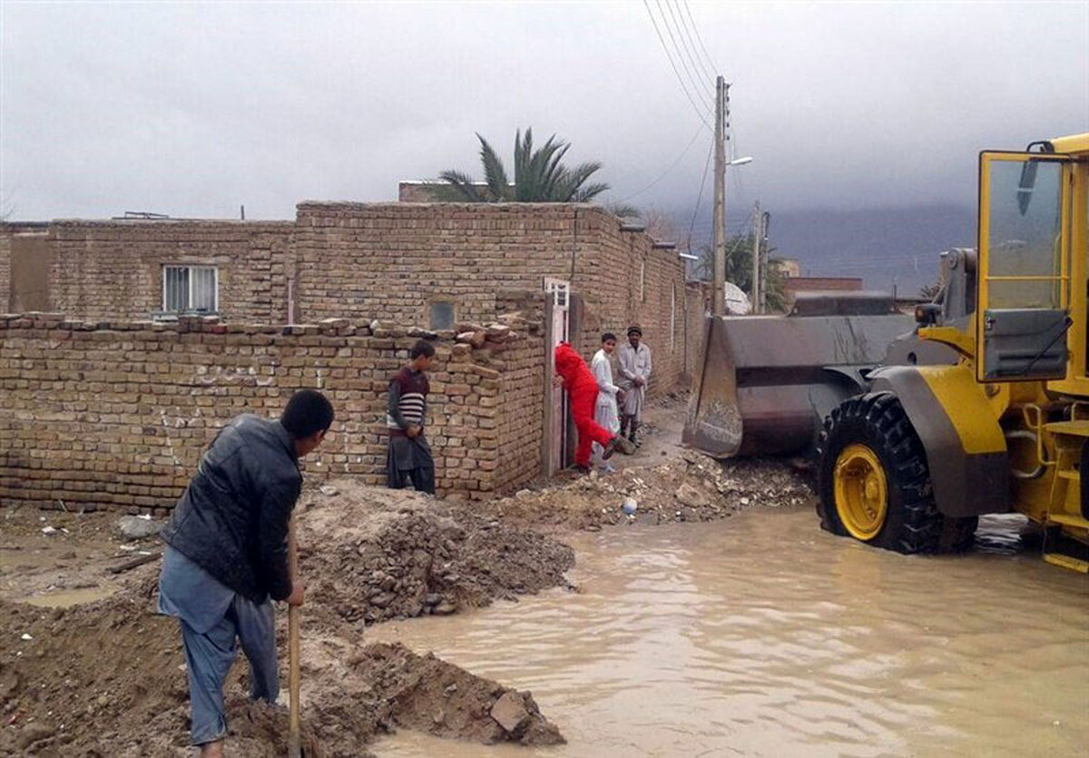 12 روستای سیستان و بلوچستان درگیر سیلاب است