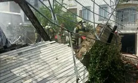 آتش‌سوزی در خیابان اشرفی اصفهانی تهران با یک کشته