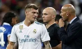 زیدان:همیشه روی حضور کروس حساب می‌کنم