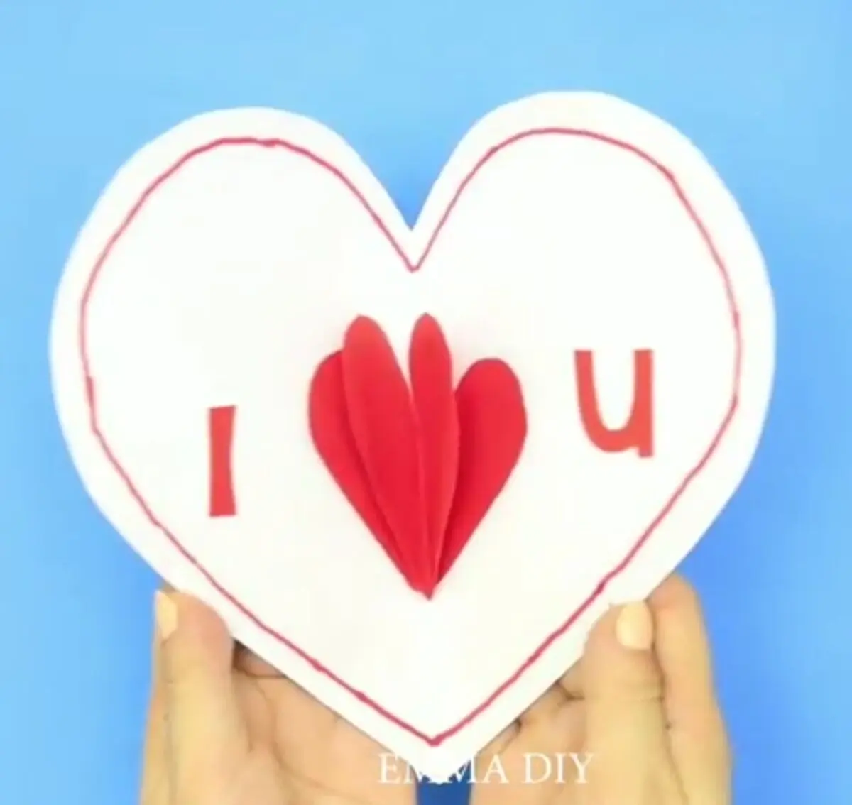 آموزش ساخن کارت پستال عاشقانه