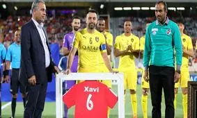 بازتاب تقدیر از ژاوی در صفحه رسمی AFC