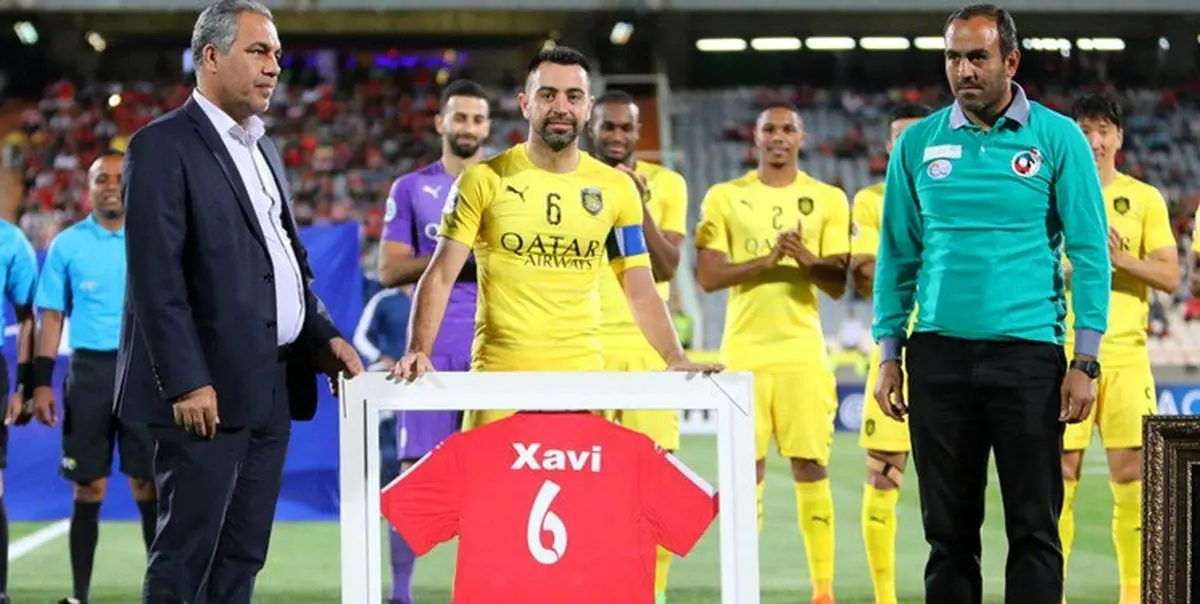 بازتاب تقدیر از ژاوی در صفحه رسمی AFC