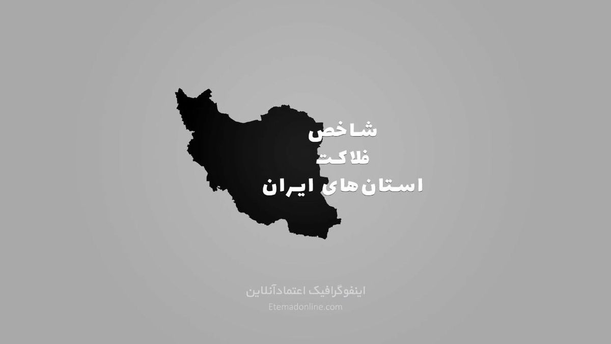 اینفوگرافیک| شاخص فلاکت استانهای ایران در سال 97 چقدر بود؟