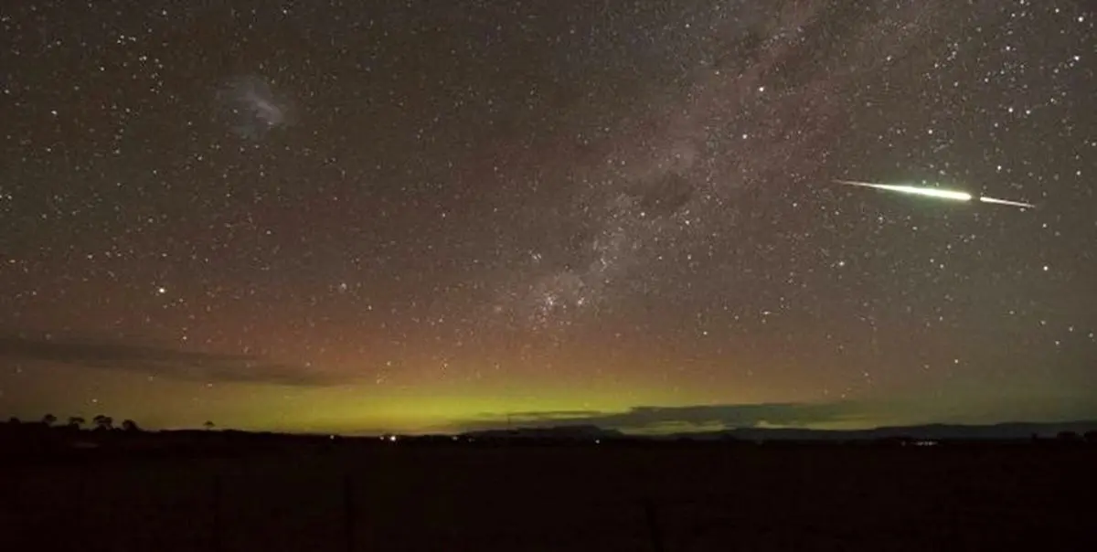 بارش شهابی در آسمان استرالیا
