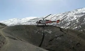 نجات جان بیمار الیگودرزی توسط اورژانس هوایی + تصاویر