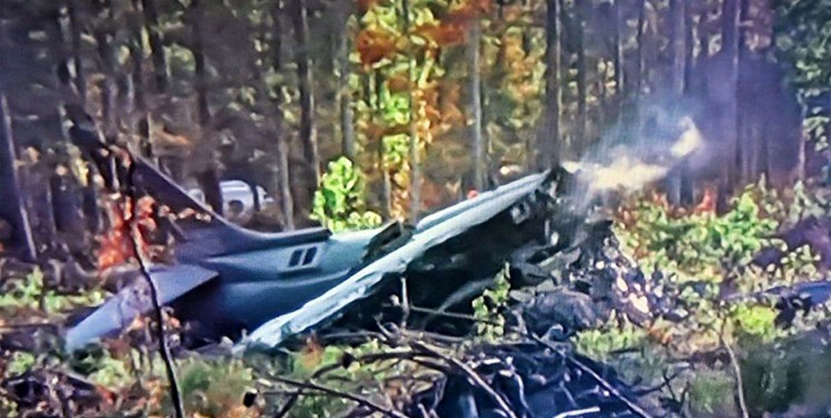 سقوط هواپیمای نظامی آمریکا در «کارولینای شمالی»