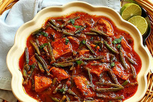 دستور تهیه خورش لوبیاسبز خوشمزه و مجلسی