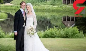 حضور الیزابت و نوه‌اش هری در جشن ازدواج سلطنتی+عکس