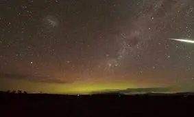 وحشت در آسمان استرالیا از بارش شهابی + فیلم