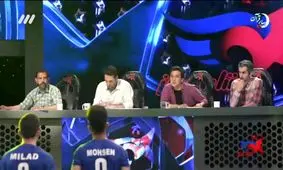 مشاجره فیروز کریمی و خداداد عزیزی در مسابقه تلویزیونی