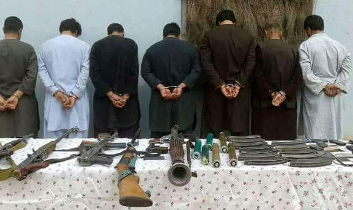 هشت سارق مسلح در کابل بازداشت شدند