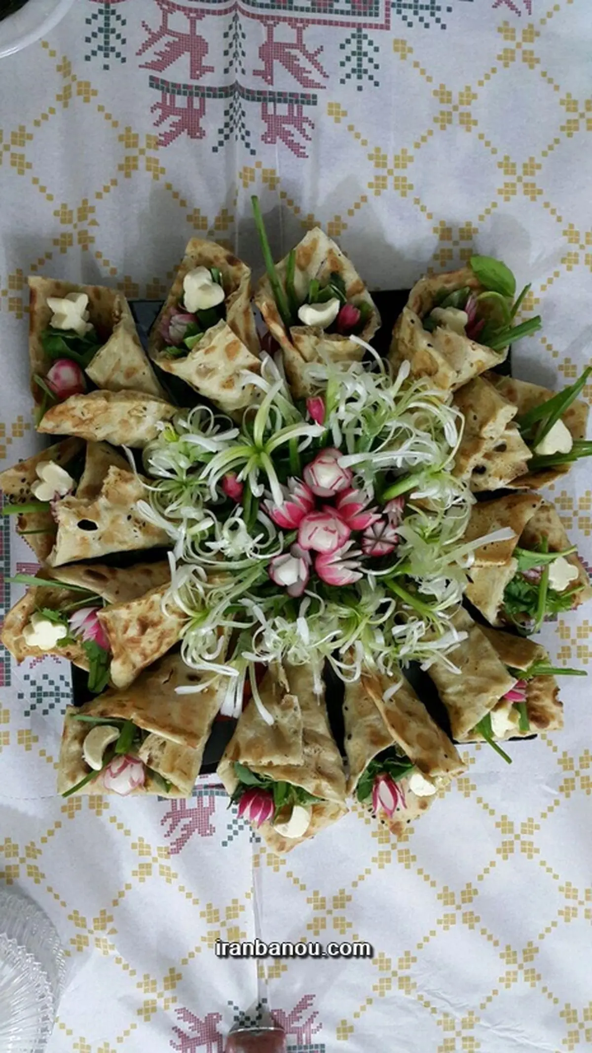 سبزی خوردن سفره افطار را اینگونه تزیین کنید!!