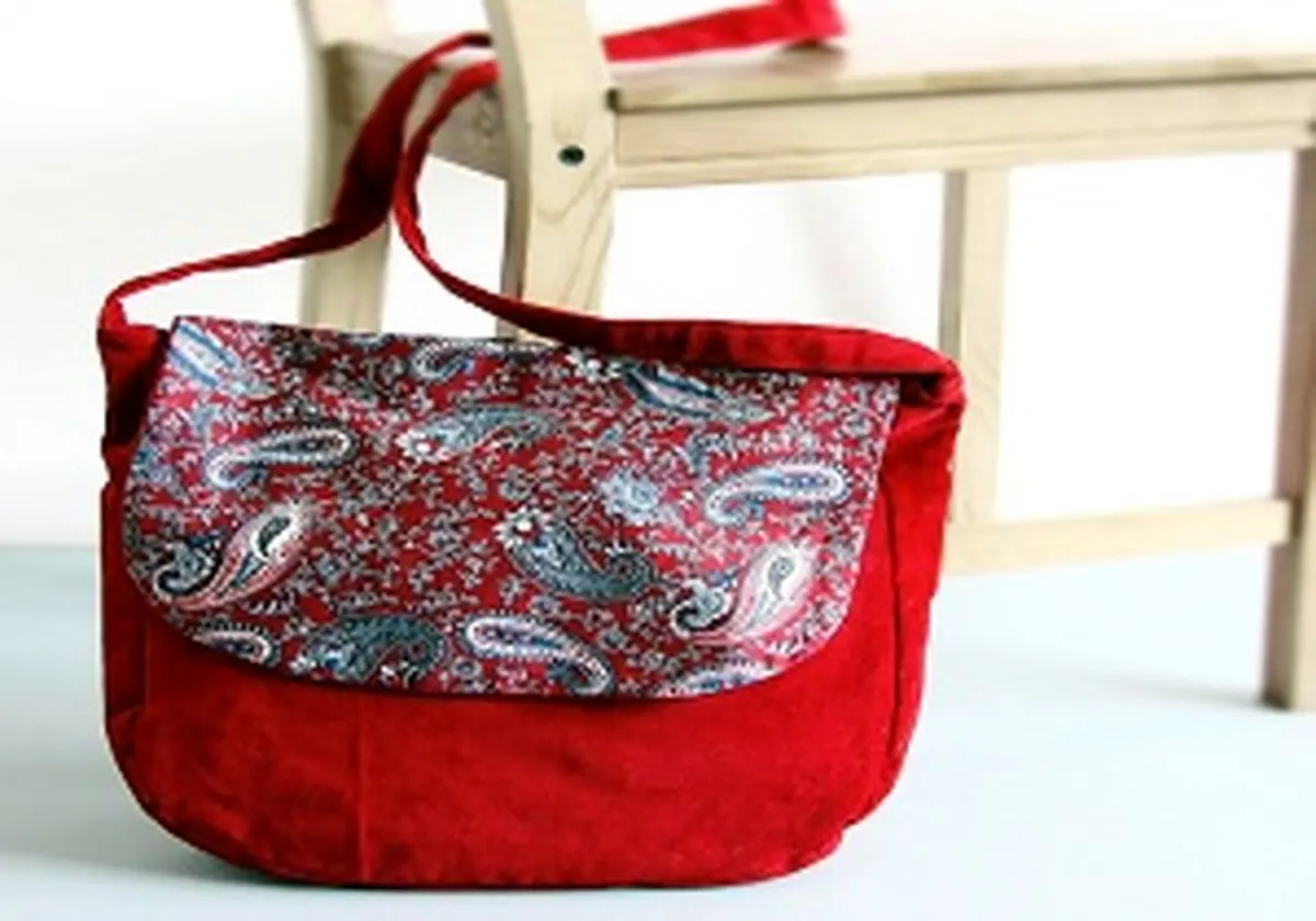 انواع کیف دست دوز پارچه‌ای + قیمت