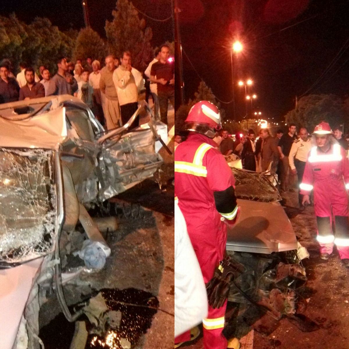 یک کشته و 3 زخمی در سانحه رانندگی ِبوکان