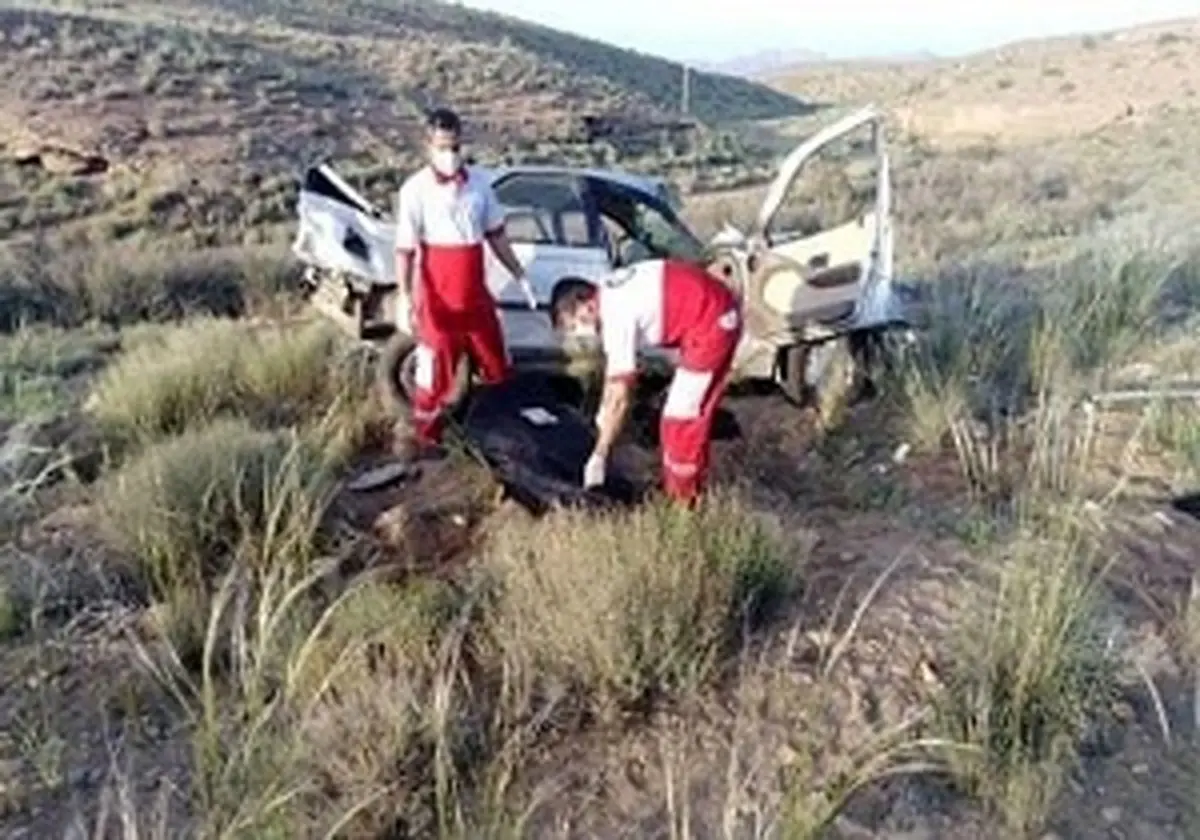 یک کشته بر اثر واژگونی خودرو در محور روستای جوزی بافق