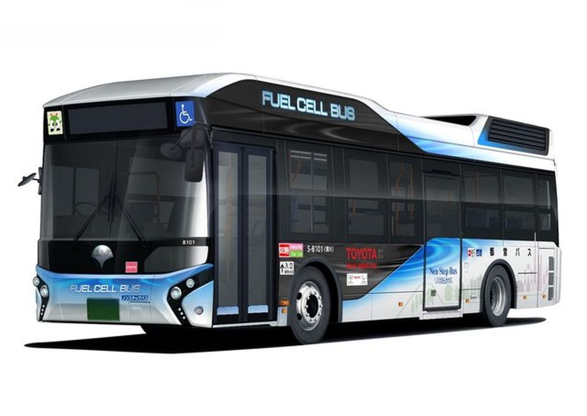 اتوبوسهای سلول سوختی وارد توکیو می‌شوند