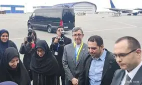 استقبال علی‌اف و گوترش از شینا انصاری/ عکس

