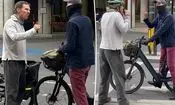 جنجال دعوای خیابانی بازیگر مشهور بر سر دوچرخه!