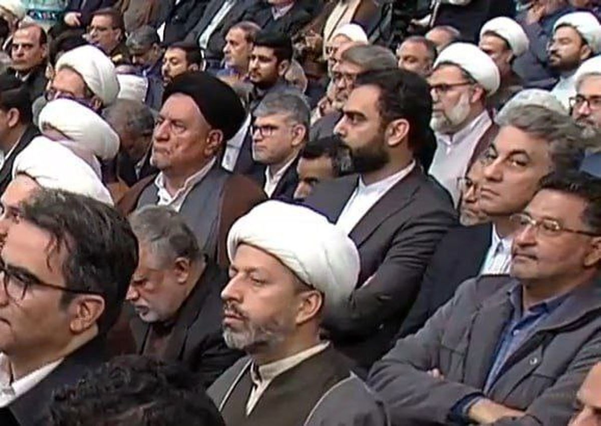 حضور سید جواد ساداتینژاد، وزیر جهاد کشاورزی دولت رئیسی در دیدار مسئولان نظام با رهبر انقلاب