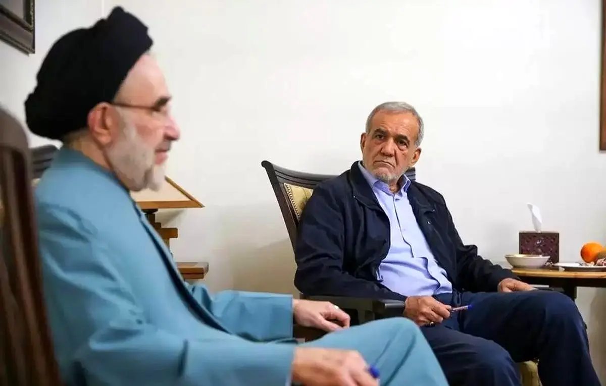 پیام تسلیت پزشکیان به خاتمی

