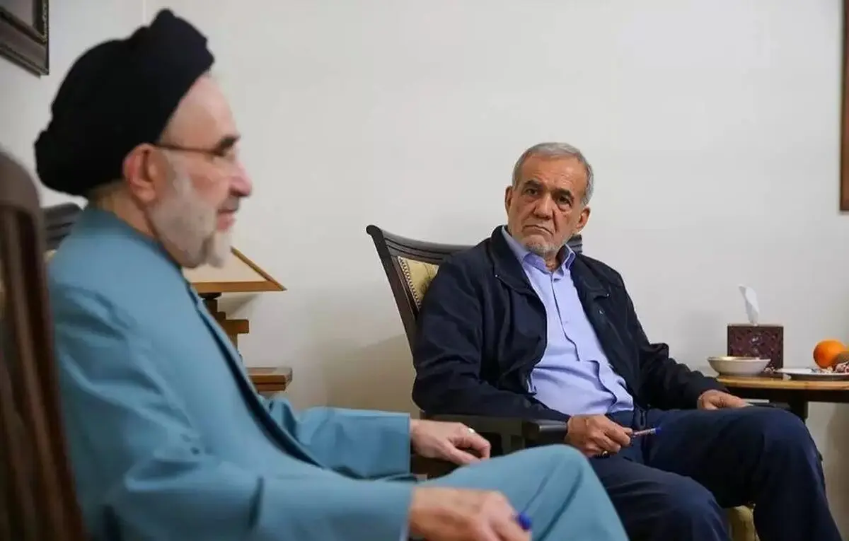 پیام تسلیت پزشکیان به خاتمی

