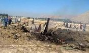 یک فروند هواپیمای نظامی در کازرون سقوط کرد

