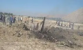 یک فروند هواپیمای نظامی در کازرون سقوط کرد

