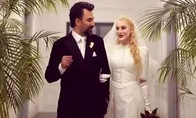 ویدئویی عاشقانه از روز عروسی آرام جعفری و بابک انصاری