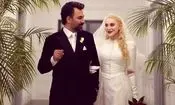 ویدئویی عاشقانه از روز عروسی آرام جعفری و بابک انصاری