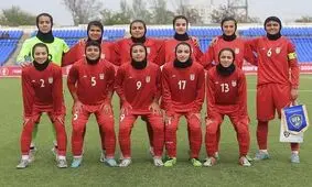 دختران فوتبالیست ایران قهرمان جام کافا شدند

