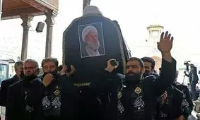 گزارش تصویری از مراسم تشییع پیکر آیت الله ری شهری