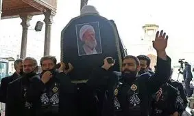 گزارش تصویری از مراسم تشییع پیکر آیت الله ری شهری